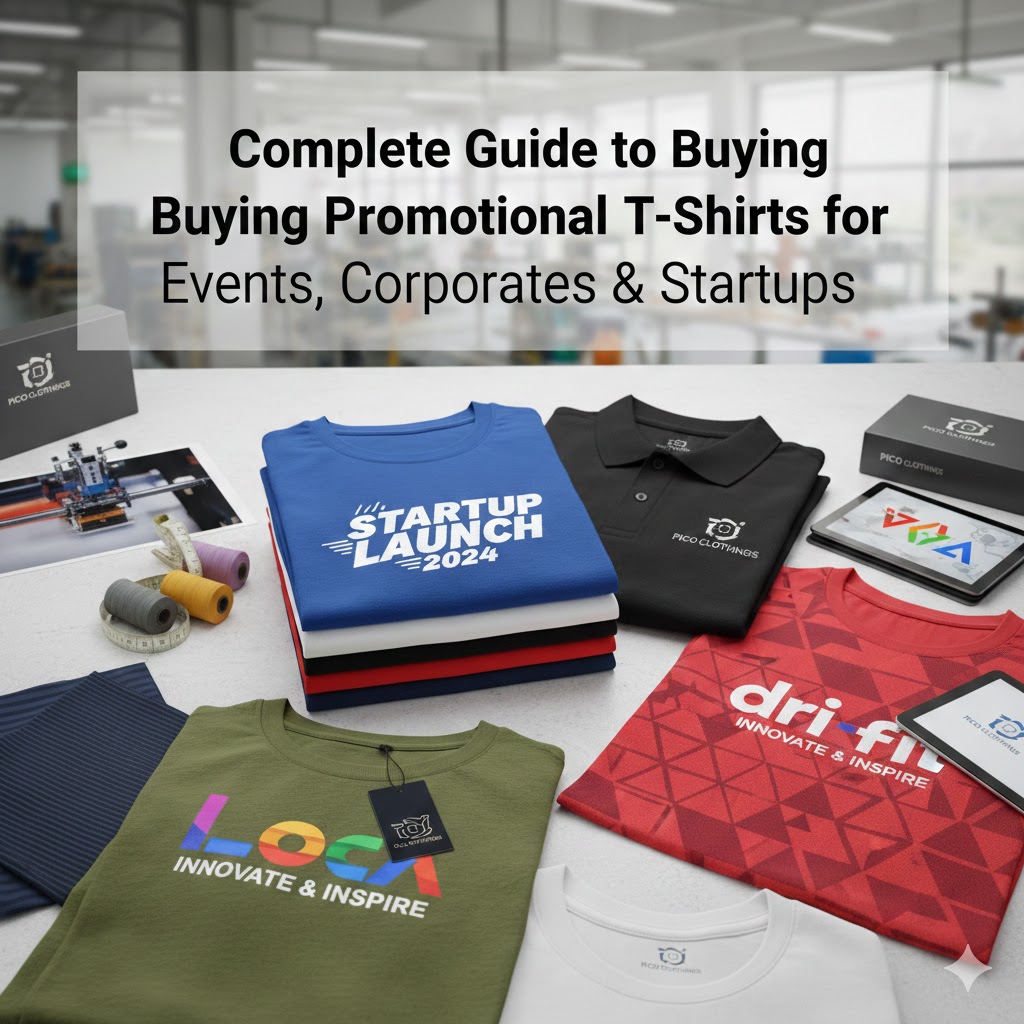 A Complete Guide to Buying Promotional  t shirt in Tiruppur for Events, Corporates & Startups
